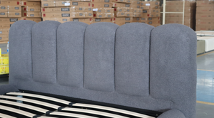 <span class=keywords><strong>Lit</strong></span> Ottoman Double King Size Rembourré Doux au Design Européen de Luxe avec Rangement, Sommier à Bulles, Marque Sunny, Garantie 1 An - Product Image 4