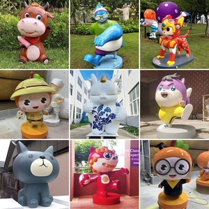 Esculturas de Fibra de Vidrio Personalizadas con Personajes Populares de Internet para Decoración de Exteriores, Parques, Zonas Escénicas y Tiendas - Product Image 2