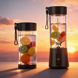 Mixeur portable 400 ml avec chargement USB, sans BPA, silencieux, robuste, pour la maison, l'extérieur et l'hôtel - Product Image 6