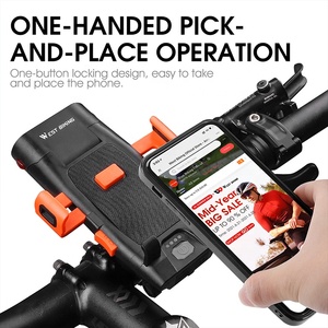 Boyan 5 en 1: Faro LED para Bicicleta, Soporte para Teléfono, Bocina, Luz Lateral, Batería de 3000mAh, Impermeable IPX6, Recargable por USB, 500LM, Totalmente de Plástico - Product Image 4