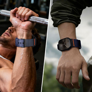 Correa de Reloj Deportiva de Nailon para <span class=keywords><strong>Apple</strong></span> <span class=keywords><strong>Watch</strong></span> Serie 10 46mm 42mm Ultra 2 49mm SE 3, Banda Deportiva Transpirable para Correr - Product Image 6