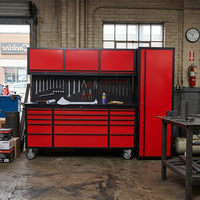 Mécanicien d'atelier de Garage de vente chaude 72 pouces frais au toucher SS430 armoire à outils robuste chariot à outils étanche à l'humidité