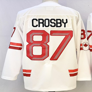 Maillots de hockey cousus pour hommes 97 Connor McDavid 8 Cale Makar 29 Nathan MacKinnon 87 Sidney Crosby 17 Macklin Celebrini 16Marner - Product Image 2