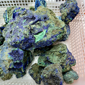 Tự Nhiên Nguyên Liệu Màu Xanh Azurite Malachite Đá Chữa Bệnh Thô Reiki Tinh Thể Thạch Anh Khoáng Sản Mẫu Cho Trang Trí - Product Image 4