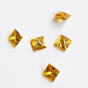 Venta al por mayor precio cuadrado zirconia cúbica cortadas para suministros de fabricación de la joyería piedra de la cz 500 unids/pack 4mm-6mm - Product Image 3