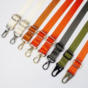 Custom Logo Printed Nylon Shoulder Strap Adjustable Phone Lanyard Double Olecranon Hook Lanyard Backpack Hand Bag Lanyard