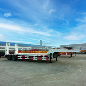 AS roda mobil 14m 40T, peralatan konstruksi jalur berat baja rendah semi-trailer 2 FUWA BPW - Product Image 2