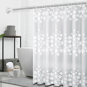 1.8*1.8m Classic PEVA Shower <b>Curtain</b> <b>Waterproof</b> Mildew-Proof Dry Wet Separation Warmth Preservation-for Household Bathroom - Product Image 1