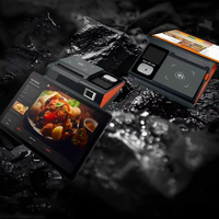 Sistema POS Android 14 de Última Generación con Pantalla Táctil, Caja Registradora con Impresora Térmica de 80 mm, Bluetooth, NFC para Comercio Minorista y Restaurantes
