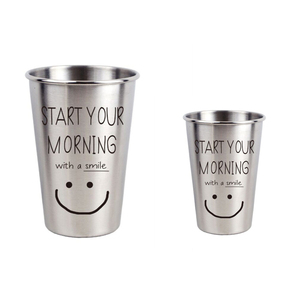 8oz 12oz 16oz tasses à eau en métal whisky vin verre à boire <span class=keywords><strong>gobelet</strong></span> 304 acier inoxydable café bière tasse - Product Image 2
