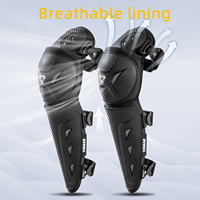 Protectores de Rodilla y Codo para Motocicleta, Scooter, Patineta y Ciclismo - Almohadillas con Correas Ajustables para Mayor Seguridad al Conducir