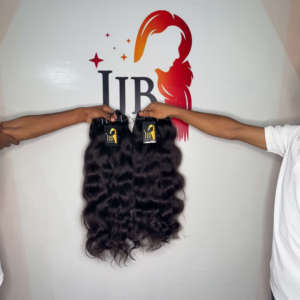 Venta al por mayor de extensiones de cabello ondulado, paquetes de cabello humano indio sin procesar ondulado crudo alineado con cutícula - Product Image 1