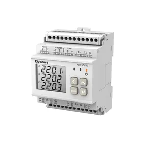 Din rail mount 31st harmonic measuring 3 phase multi functional smart energy meter