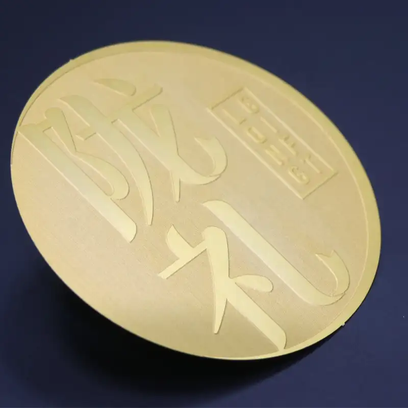 Custom Gegraveerd Metallic Naam Plaat Glossy Logo Aluminium Gouden Platen Gesneden Metalen Goud Naambord