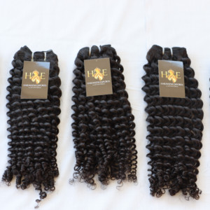 Cabello humano ondulado sin procesar para adultos, pelo ondulado con cutícula en forma de templo indio sin procesar, venta al por mayor - Product Image 5