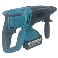 Marteau perforateur industriel professionnel sans fil 21V SDS-Plus, moteur sans balais 1300W, pour la construction