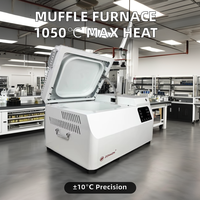 Horno de Ashing Programable A8 para Plástico, Caucho y Determinación de Ceniza de Aceite 1050 ℃   Horno de mufla de cuarzo de alta velocidad con calentamiento rápido