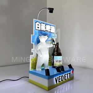 Accesorios duraderos para bar/club, presentador de botellas LED moderno, licor de marca y promoción VIP, soporte de exhibición de champán - Product Image 1