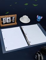 Papier de remplissage pour feuilles mobiles 8,5 x 11, 100 feuilles de papier ligné pour classeurs à 3 anneaux, papier de carnet ligné large, perforation 3 trous