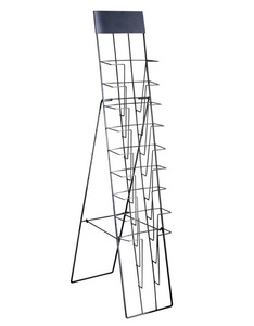 Étagère de présentation de magazines pliable commerciale / Étagère de présentation de magazines en fil métallique pour la promotion / supermarché / vente au détail - Product Image 3