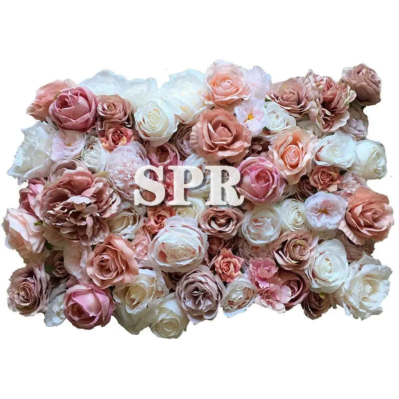 SPRพื้นหลังงานแต่งงานดอกไม้ร้านตกแต่งหน้าต่างRoseไฮเดรนเยียประดิษฐ์ดอกไม้40*60ซม.