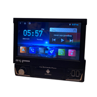 Écran IPS de voiture simple Din de 7 pouces, Navigation universelle Android, affichage multimédia, système de lecteur MP5 stéréo de voiture