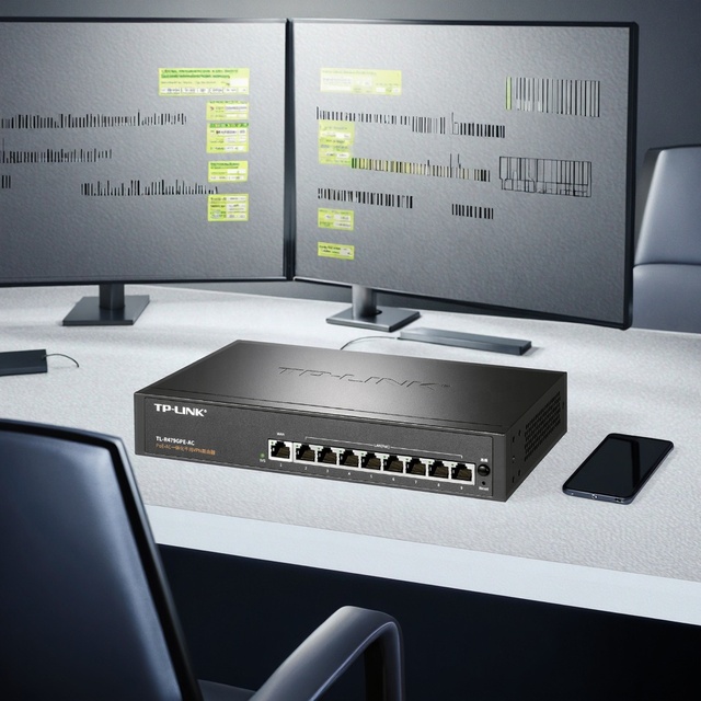 TP-LINK TL-R479GPE-AC 9-Port Full Gigabit POE Integrated Router AC Control Safety Certified for Home Industrial Components