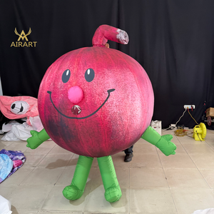 Costume gonflable <span class=keywords><strong>d</strong></span>'oignon souriant personnalisé pour les activités publicitaires des centres commerciaux, costume de légumes gonflable pour les fêtes cosplay - Product Image 4