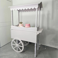 Soporte personalizado para tartas de boda para niños, estantes de exhibición de madera con ruedas, barra dulce, pastel, decoración de fiesta, carrito de dulces de madera