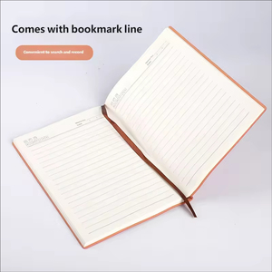 Wholesale <b>A5</b> Spiral PU Leather Straps Elastic Bands High Quality Gift <b>Notebook</b> Printed Logo Customized Design Custom Packing - Product Image 2