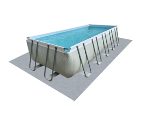 Ensemble de <span class=keywords><strong>piscine</strong></span> hors sol rectangulaire de grande taille 6,4 m x 3,05 m x 1,32 m avec filtre à sable et pompe - Product Image 5