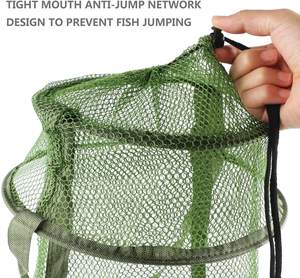 Filet de pêche pliable, cage <span class=keywords><strong>à</strong></span> poissons, filet de pêche pour garder les leurres, écrevisses, crabes - Product Image 5