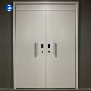 Nouveau design de porte pour animaux de compagnie de taille personnalisée pour porte de maison en bois, rabat de porte isolé verrouillable pour chat et chien - Product Image 3