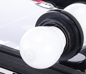 Estuche de tren de bombillas LED de aluminio ligero, maletín organizador de maquillaje duro grande <span class=keywords><strong>para</strong></span> llevar herramientas cosméticas, estuche de maquillaje abierto - Product Image 4