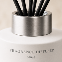 Coffret Cadeau Luxe FTQS Diffuseur à Bâtonnets et Bougie Parfumée Blanc Mat Parfum d'Ambiance pour la Maison Boîte Cadeau Marque Privée Vente en Gros OEM