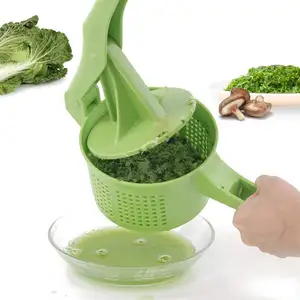 Alat plastik sayuran rumah tangga, penekan air buah untuk dapur