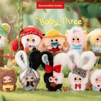 Figurine en peluche de la série Baby Three Fairytale, thème fantastique et science-fiction, boîte mystère, mini jouet en peluche, poupée, ornement de bureau, tendance