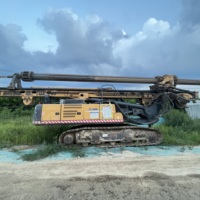 Vente directe usine XCMG XR160ES Foreuse rotative hydraulique sur chenilles d'occasion pour travaux de fondation par pieux forés
