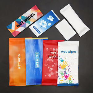 Toallitas Húmedas Individuales para Aviación, Antibacterianas, Desechables, Mini Toallitas Faciales de Limpieza con Agua - Product Image 2