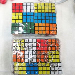 ของขวัญนักเรียน ลูกบาศก์มายากลขนาด 3 ซม. พวงกุญแจลูกบาศก์มายากล 3x3 - Product Image 5
