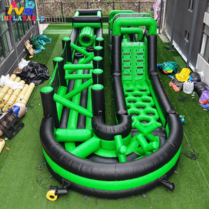 Circuito de Obstáculos Inflable de 72 Pies - Casa de Juegos Inflable para Patio Trasero con Tobogán, Escalada y Gateo para Niños y Adultos - Product Image 4