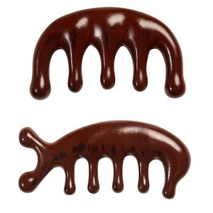 Peine de masaje de cinco garras grande de resina para uso en húmedo y seco, cuidado del cuero cabelludo en casa - Product Image 5