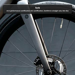 Bicicleta de Carreras 700C de Fibra de Carbono con Cambio Electrónico Di2 de 2x12 Velocidades y Frenos de Disco Hidráulicos LW-RD700C-12D - Product Image 6