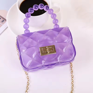 Sac à main mini en PVC transparent couleur bonbon pour femme, petit sac bandoulière à prix réduit pour l'été, pour femmes, enfants et filles - Product Image 4