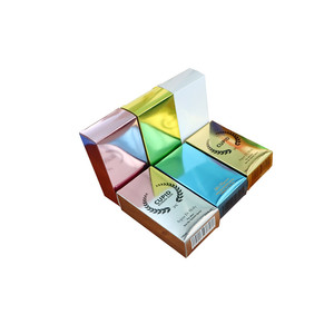 Tùy chỉnh in phân hủy sinh học ba chiều bao bì mỹ phẩm vàng bạc hộp màu chăm sóc da Hộp quà tặng với các tông Nhiều màu - Product Image 5