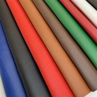 Feuilles de similicuir NAPPA en relief doux tissu Rexine pour chaises de meubles de canapé d'ameublement intérieur 0.60MM * 54 "INCH * 40M/ROLL