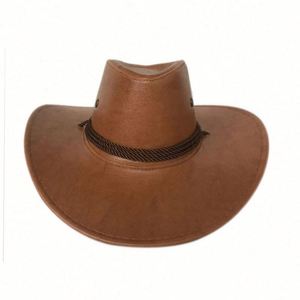 Chapeaux de cowboy mexicains en cuir PU pour hommes, style tendance, pour l'extérieur, vente en gros - Product Image 2