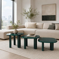 Table basse moderne en MDF, personnalisable, fabriquée en Chine