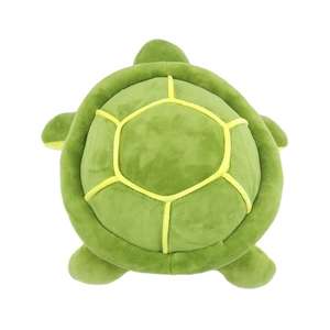 QIANGRUI gros tortue en peluche tortue doux oreiller coussin dossier grand oeil tortue en peluche poupée - Product Image 4
