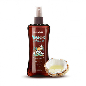 Olio Corpo al Cocco Nutriente con Logo Personalizzato, Etichetta Privata, Profumo Naturale per Spiaggia e Abbronzatura, Tutti i Tipi di Pelle, Durata 3 Anni - Product Image 1